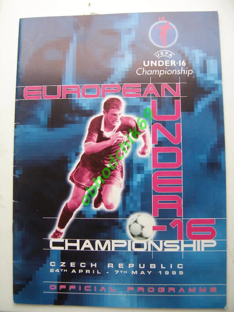 Чемпионат Европы Чехия юниоры U-16, ЕВРО/UEFA Россия сборная 24.04-07.05 _ 1999