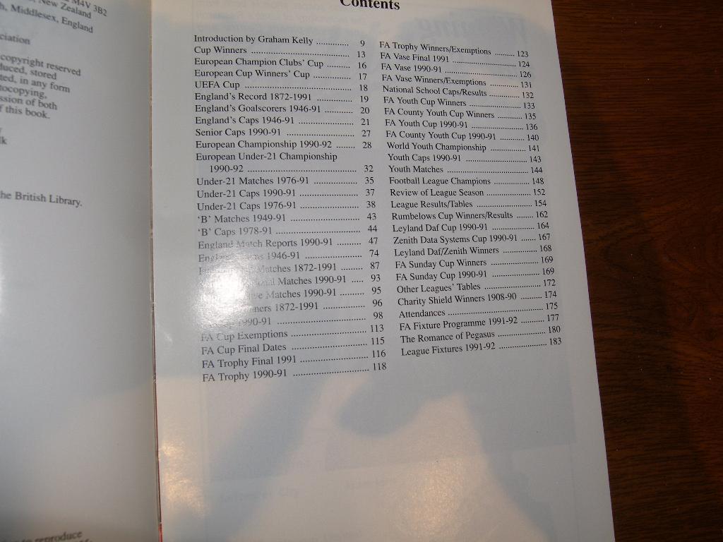 Ежегодник Английской Лиги /Football Association Yearbook 1991-92 2