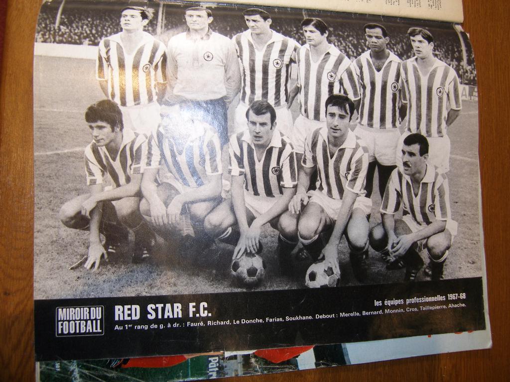 Miroir-du-Football (Франция) №100 Ноябрь 1967 (Селтик Д Киев) постер чб Red Star 4