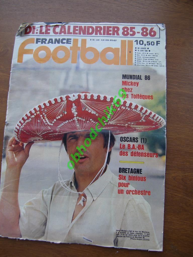 France Football #2.045 18-06-1985