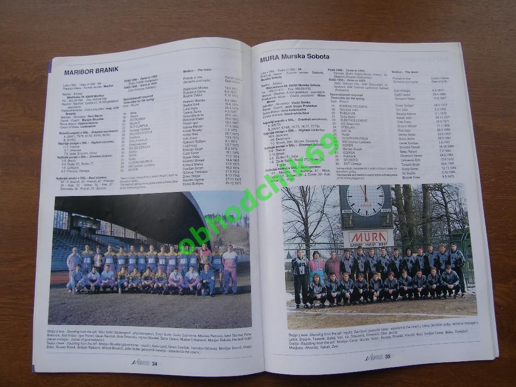 Словения 1993 Ежегодник/ Slovene Yearbook 1993 2