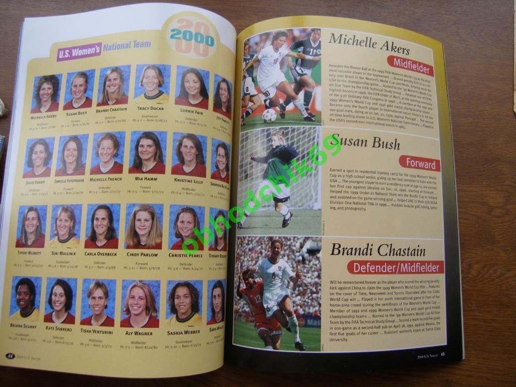 USA Soccer Yearbook 2000/ Ежегодник Футбол США сборная мужская и женская 1