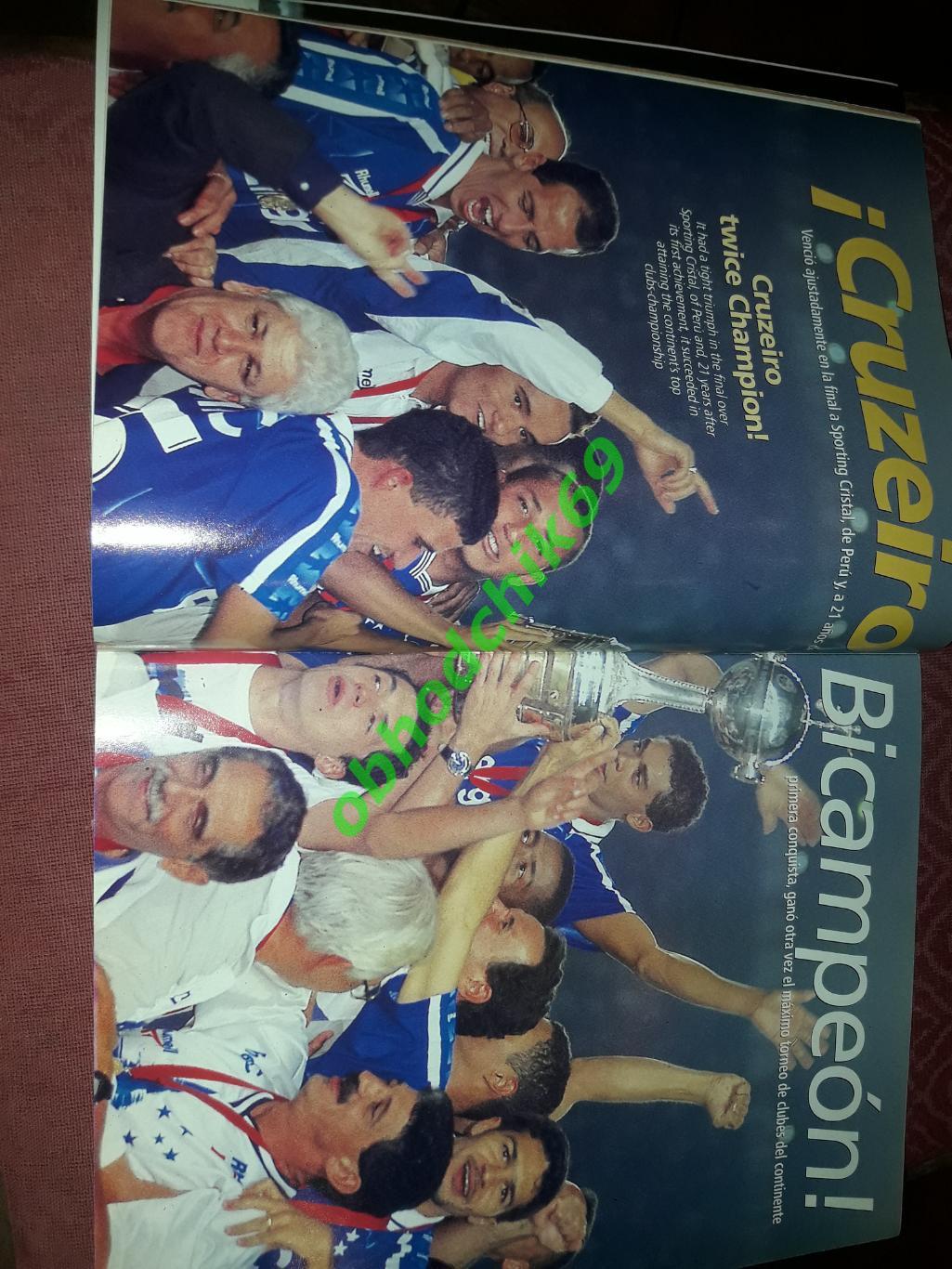 Журнал Южноамериканской конфедерации футбола N50_1998 (постер Крузейро ) 3