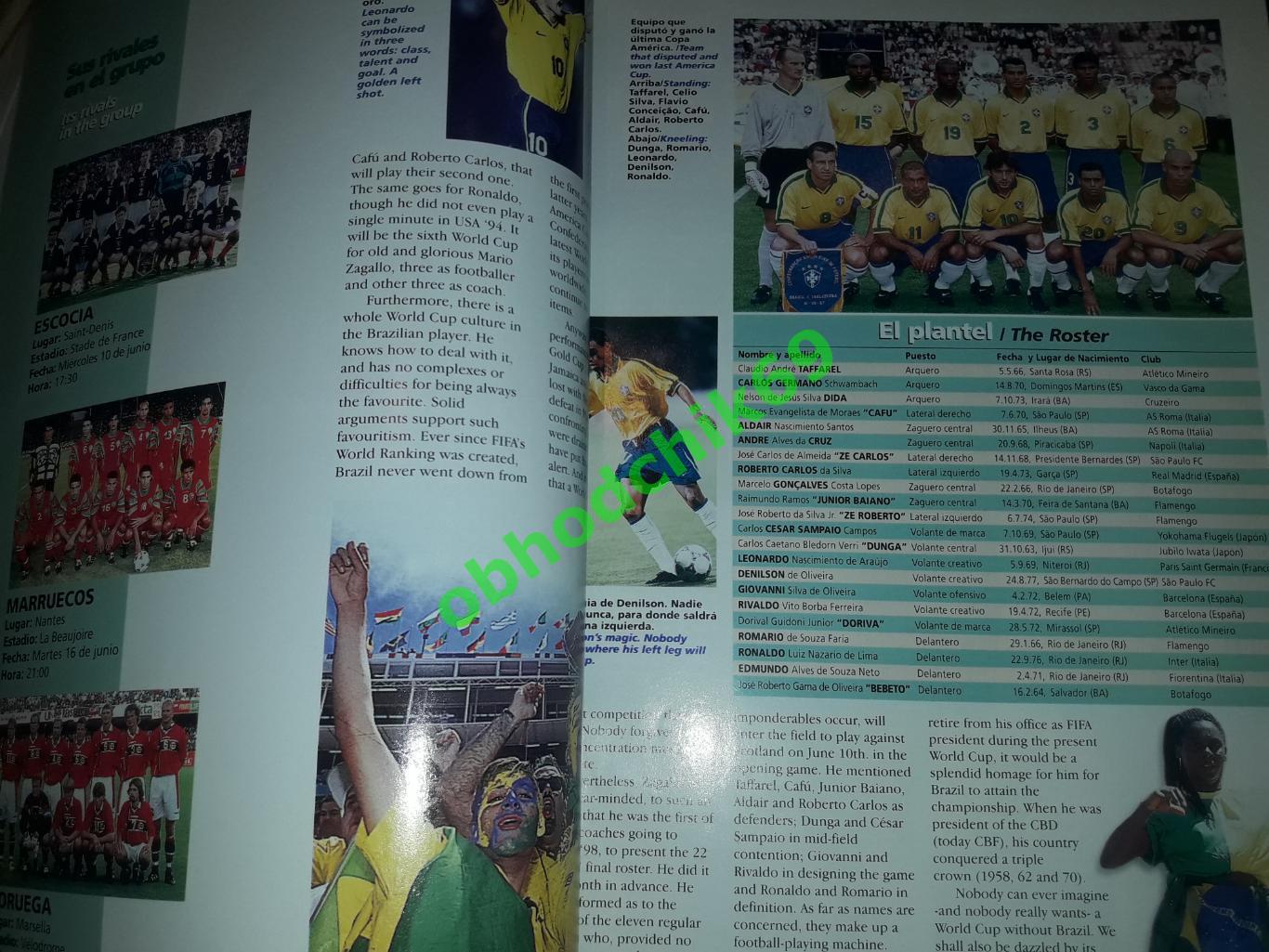 Журнал Южноамериканской конфедерации футбола N53 1998 2