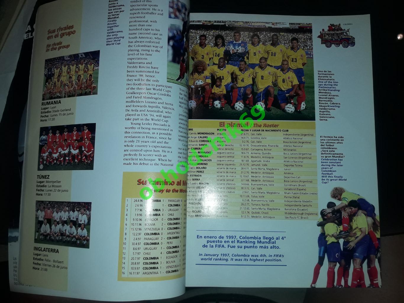 Журнал Южноамериканской конфедерации футбола N53 1998 5