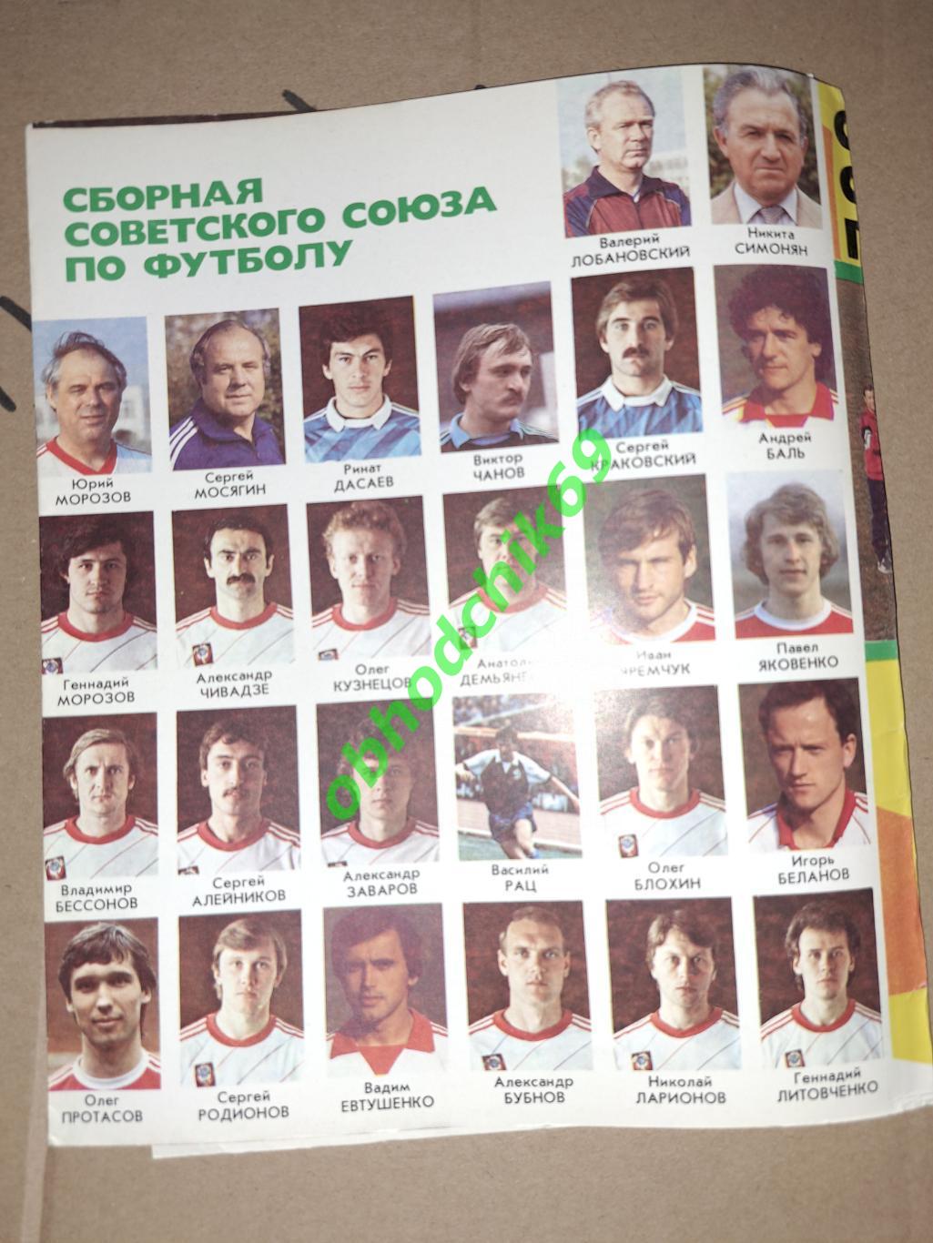 Футбол _ Сборная СССР к Чемпионату Мира / Мексика 1986 на русском