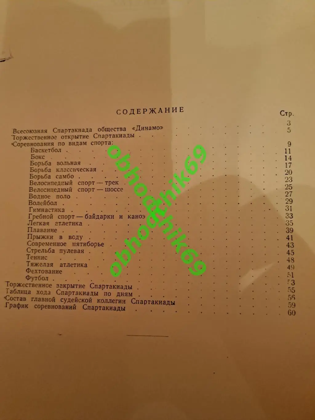 Спартакиада _Динамо к 35 летию общества 1958 1