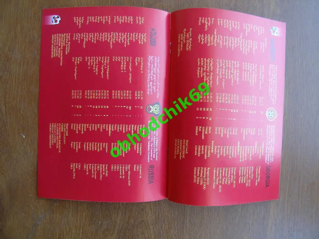 Грузия - Россия сборная 30.04.2003_ Квалификация Евро 2004 1