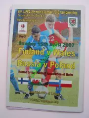 Польша Россия женские к-ды U-19 ЧЕ УЕФА Уэльс 15 04 2007