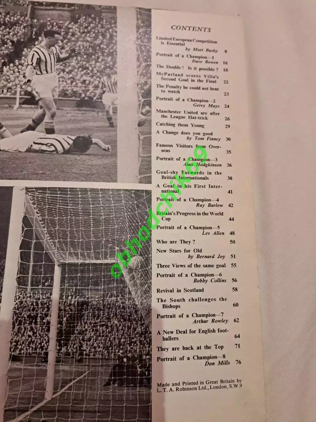 Книга The Big Book of Football Champions 1957 г Англия 3