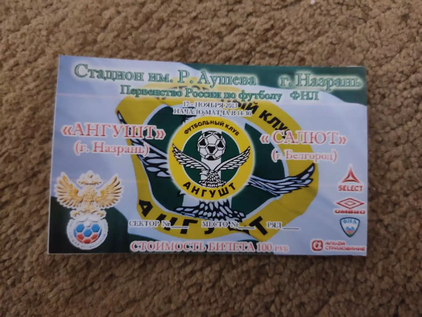 Ангушт-Салют 17.11.13