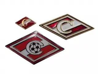 Три разных знака : Команда Спартак (Эмблема). Крепление - цанга.