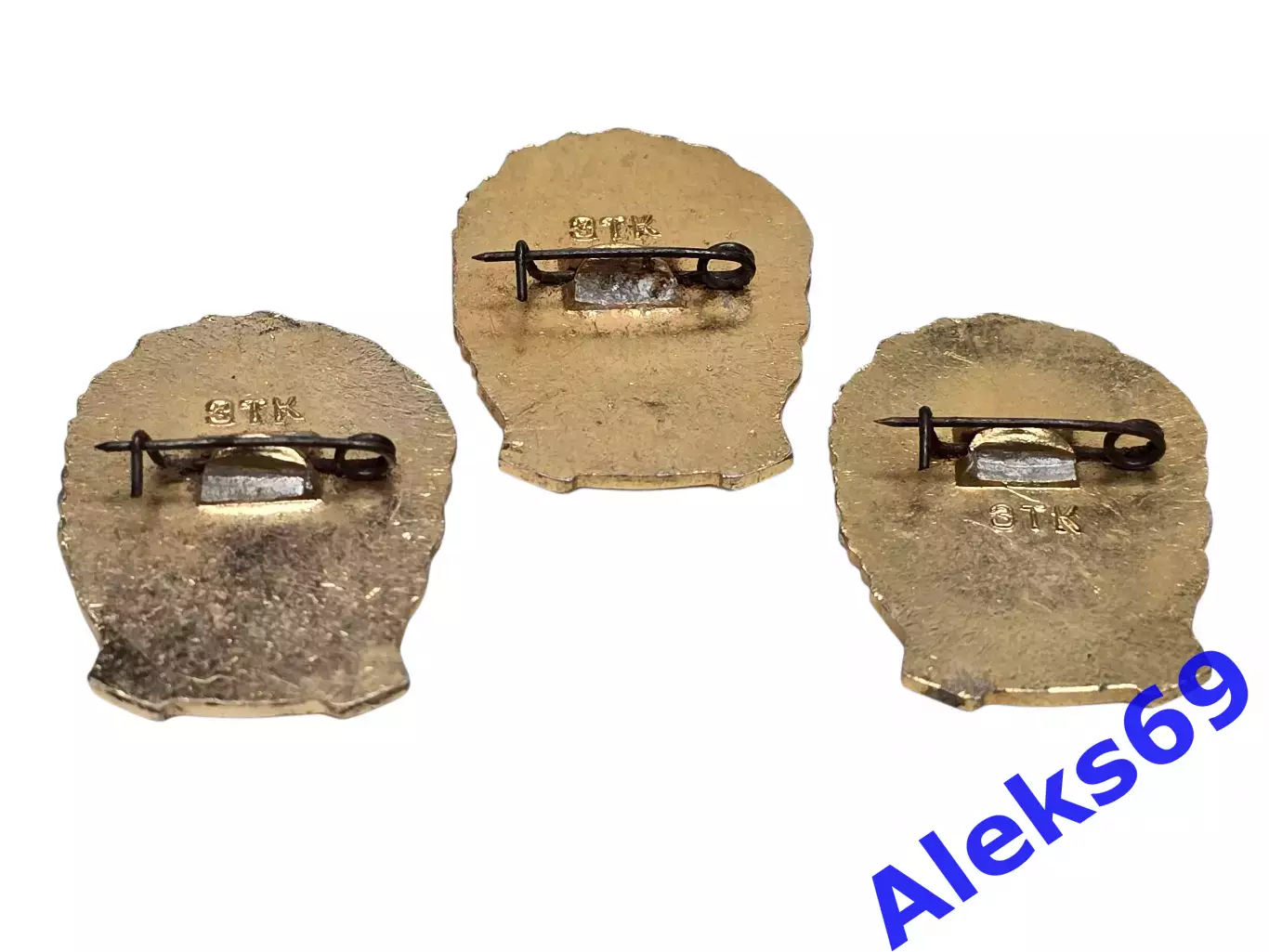 Комплект знаков Областного совета ДСО Спартак. Узбекская ССР. 2