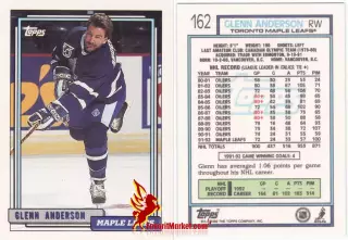 TOPPS NHL Hockey 1992-1993, №162, Glenn Anderson