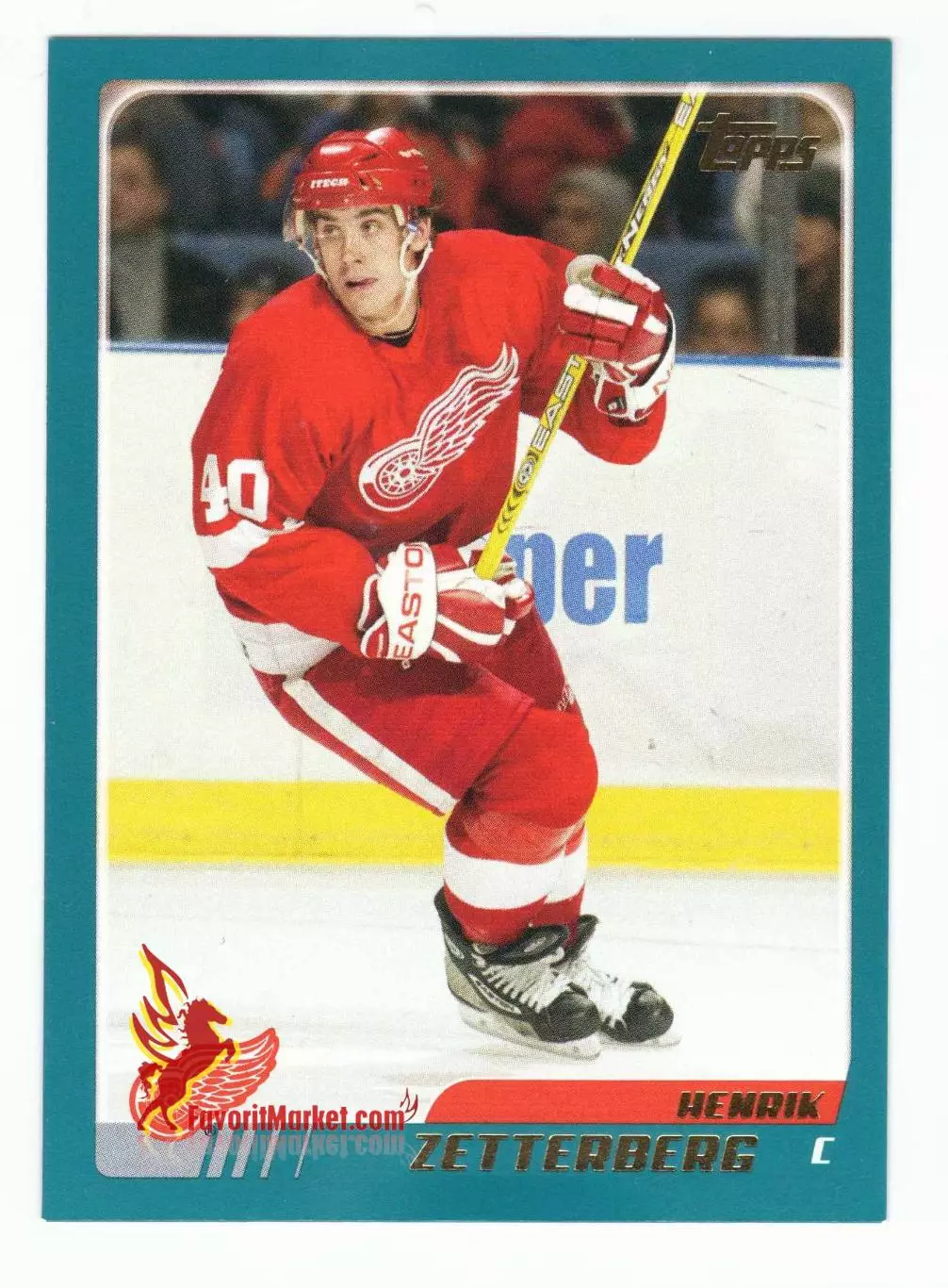 Карточка TOPPS NHL Hockey 2003-2004: №103 - Henrik Zetterberg