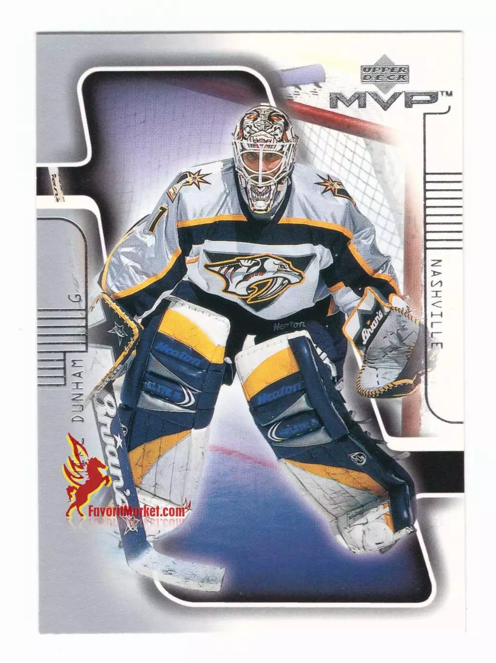 Карточка Upper Deck MVP Hockey 2001-2002: №106 - Mike Dunham