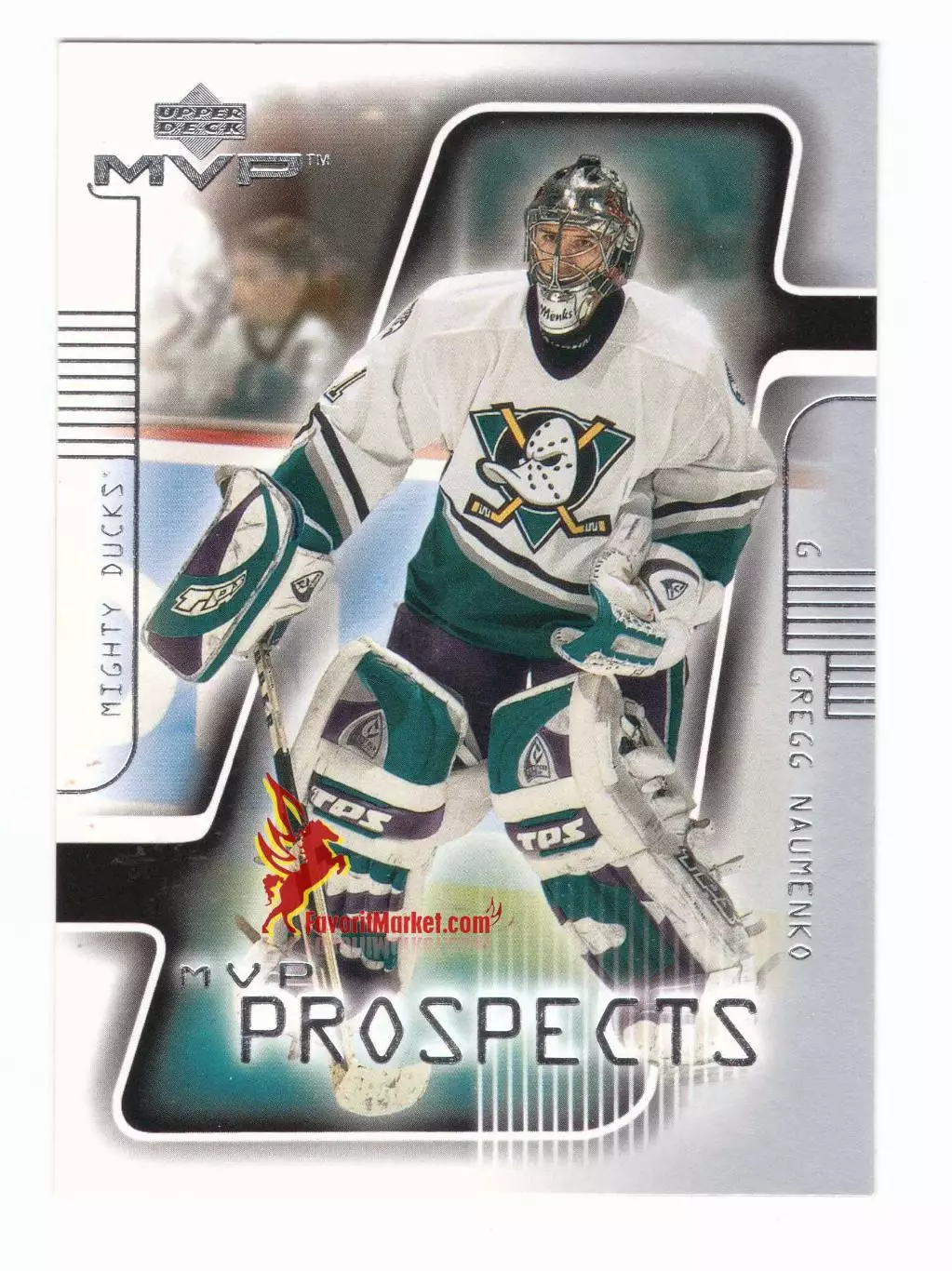 Карточка Upper Deck MVP Hockey 2001-2002: №189 - Gregg Naumenko