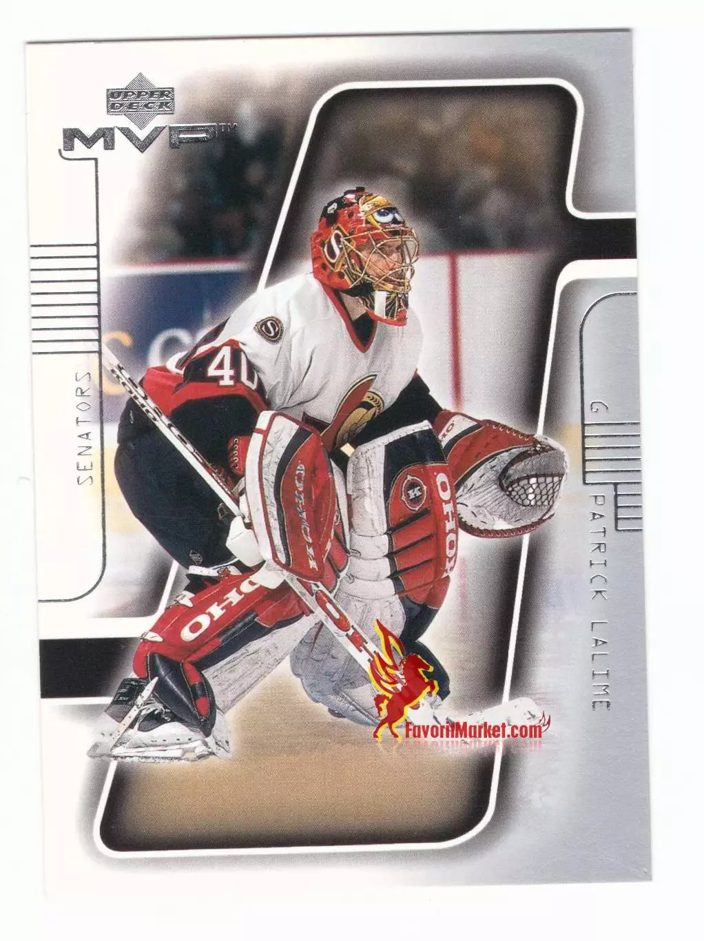 Карточка Upper Deck MVP Hockey 2001-2002: №133 - Patrick Lalime