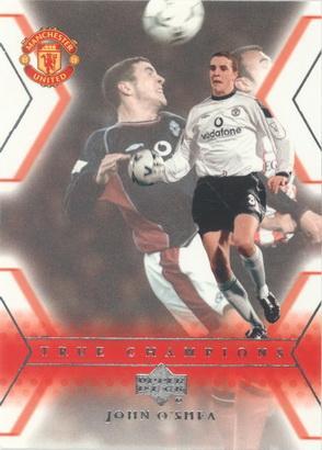 КарточкаUPPER DECK – 2001 - Manchester United Джон О Ши - John Francis O Shea