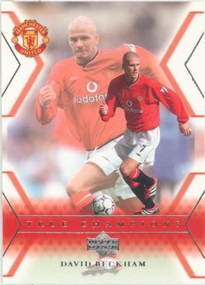 КарточкаUPPER DECK – 2001 - Manchester United Дэвид Бекхэм - David Beckham