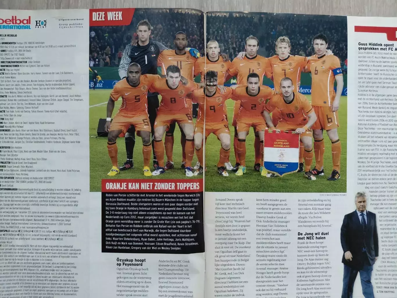 Voetball International.2011 1