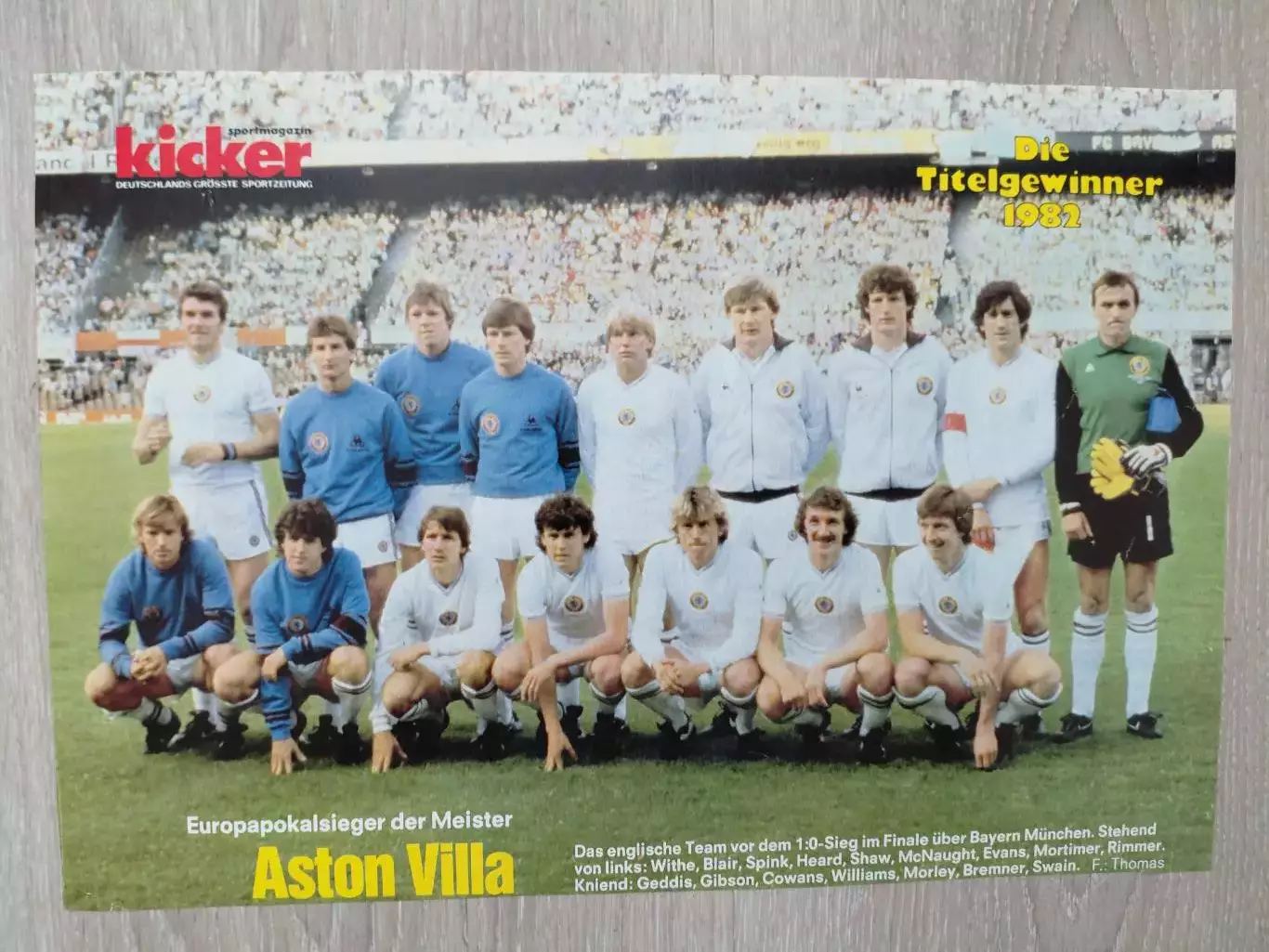 ASTON VILLA.1982
