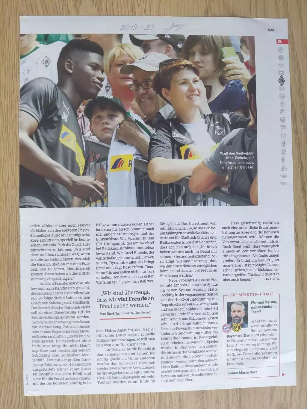 Borussia Monchengladbach.2019/20 1