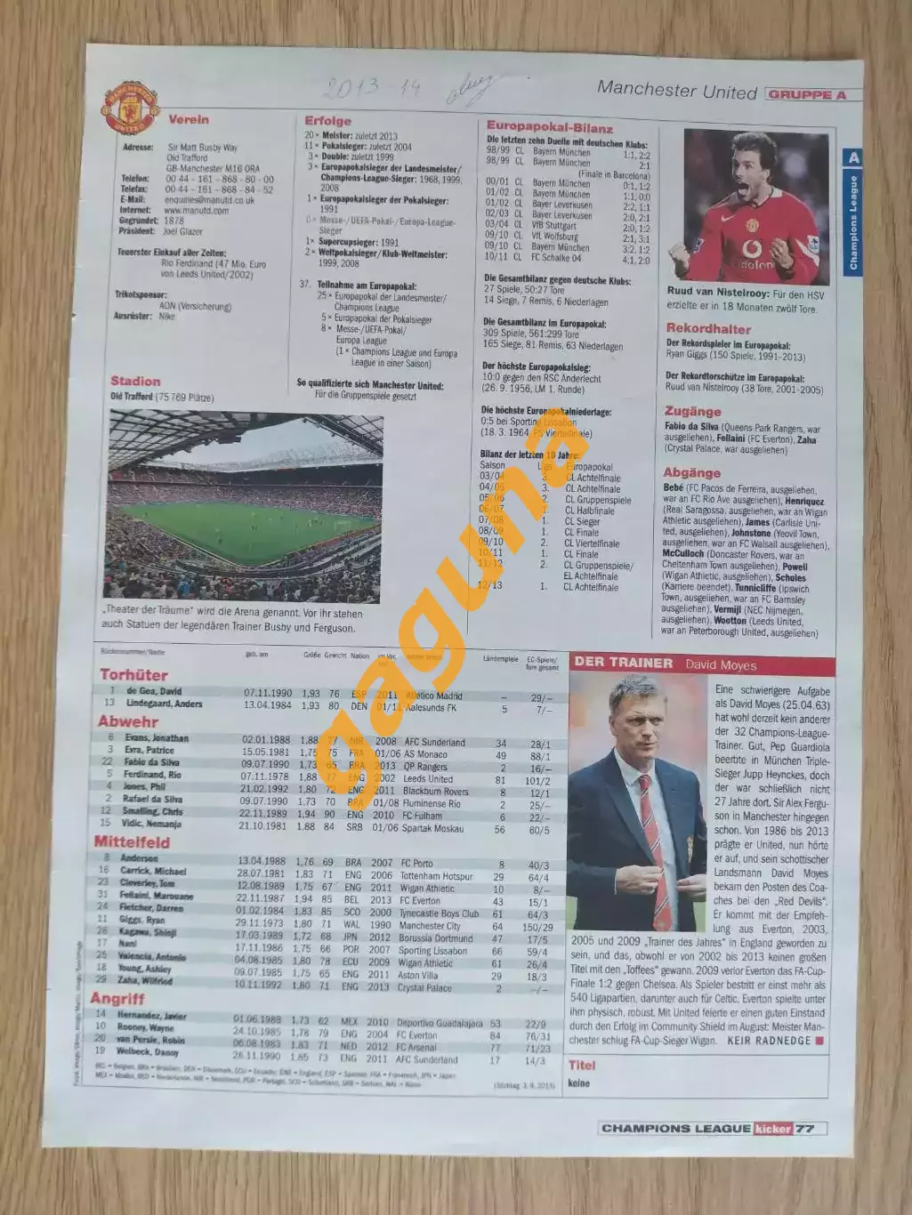 Bayer Leverkusen.2013/14 1