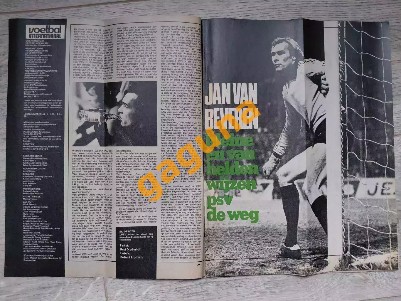 Voetball International.1976 6