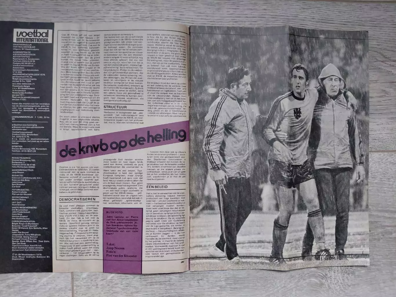 Voetball International.1976 3