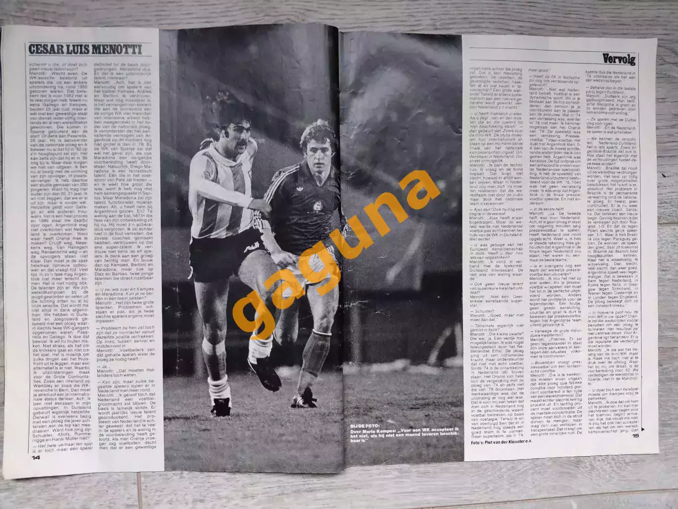 Voetball International.1980/81 3