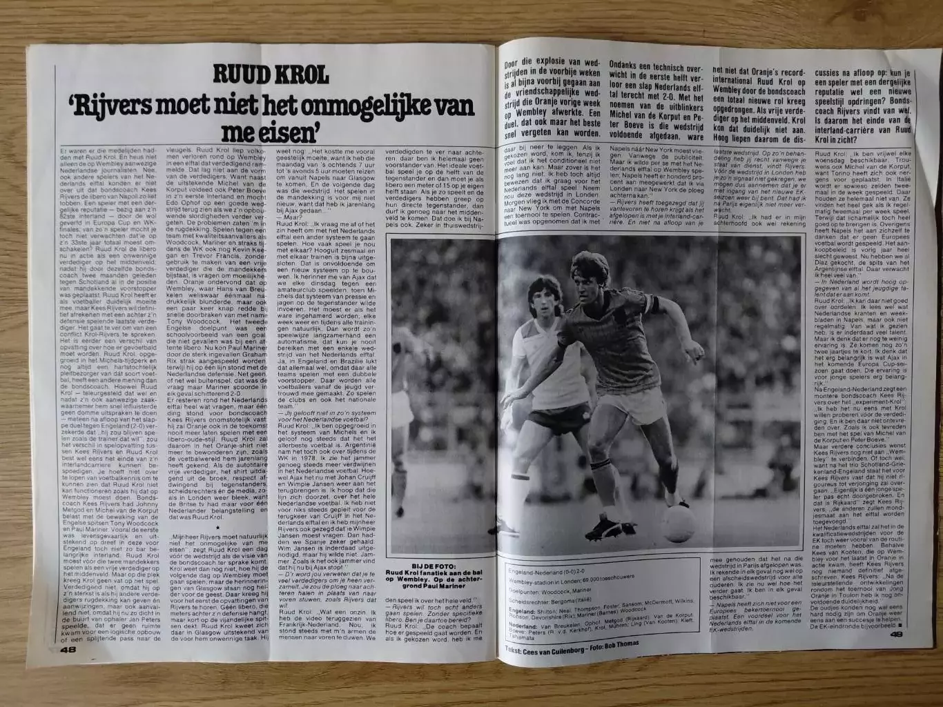 Voetball International.1982 1