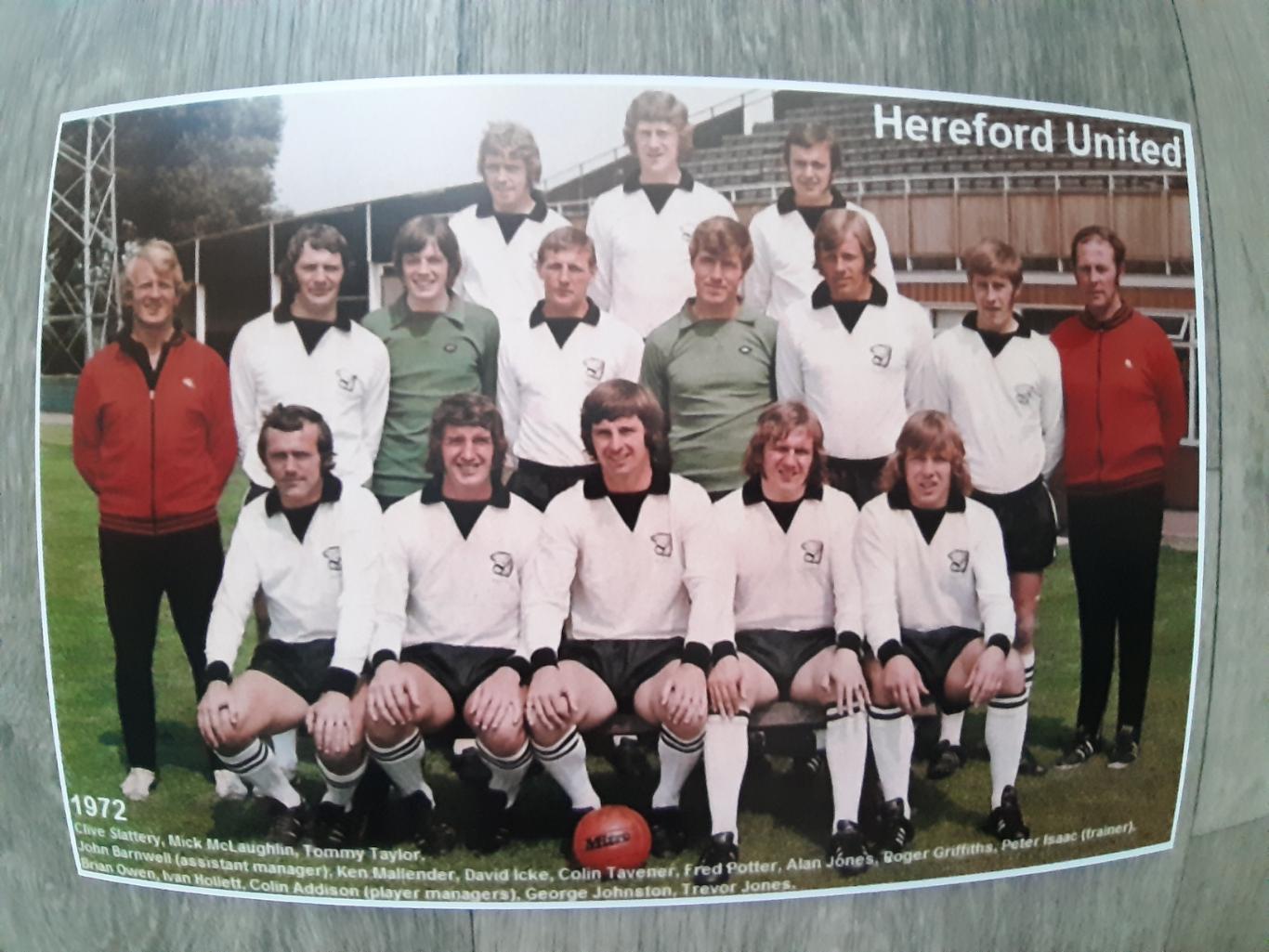 HEREFORD UNITED 1972