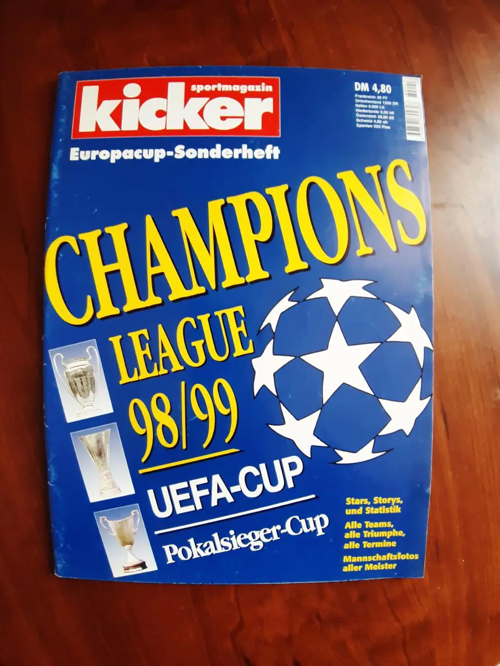 CHAMPIONS LEAGUE 98/99