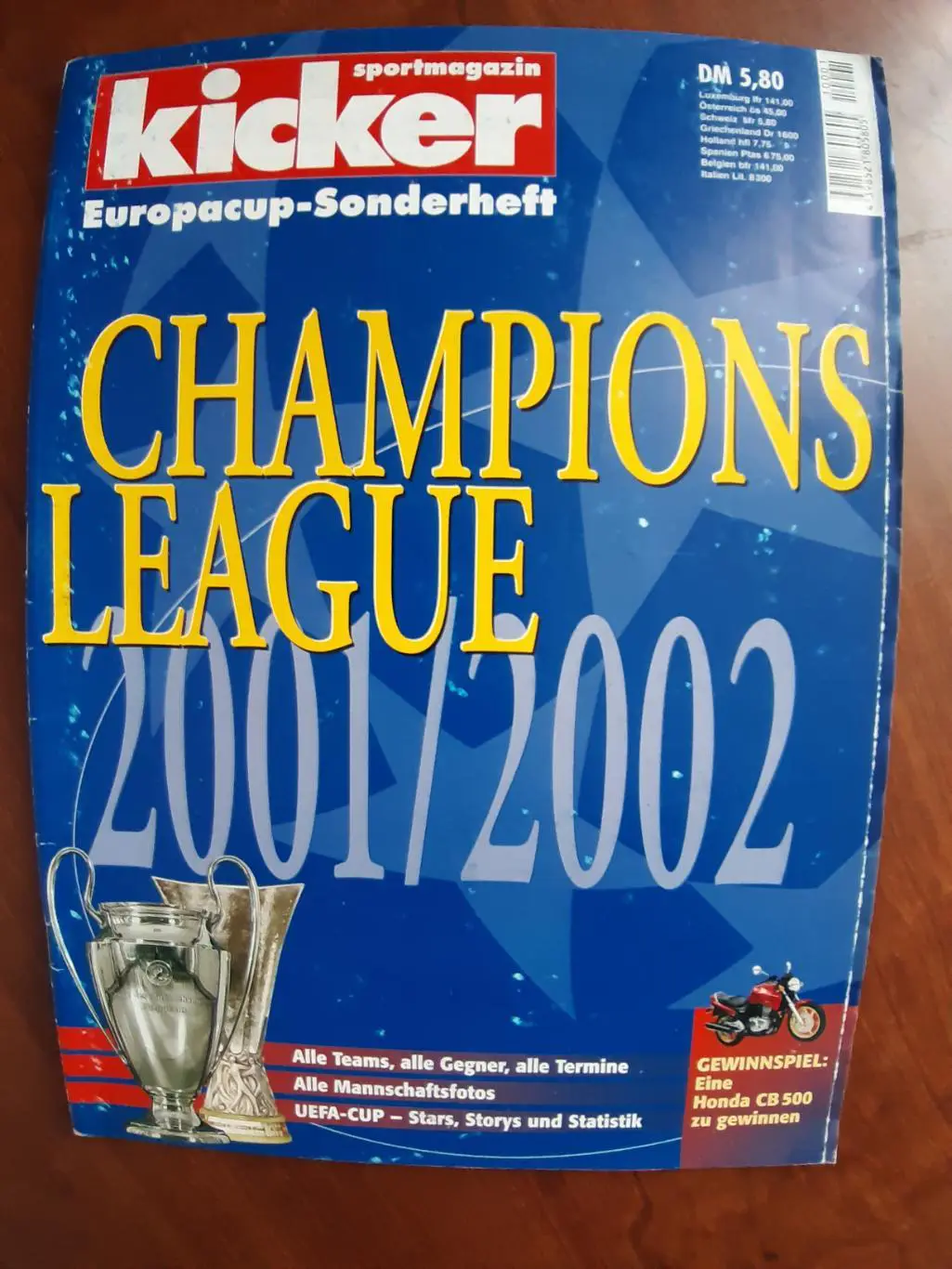 CHAMPIONS LEAGUE 2001/2002