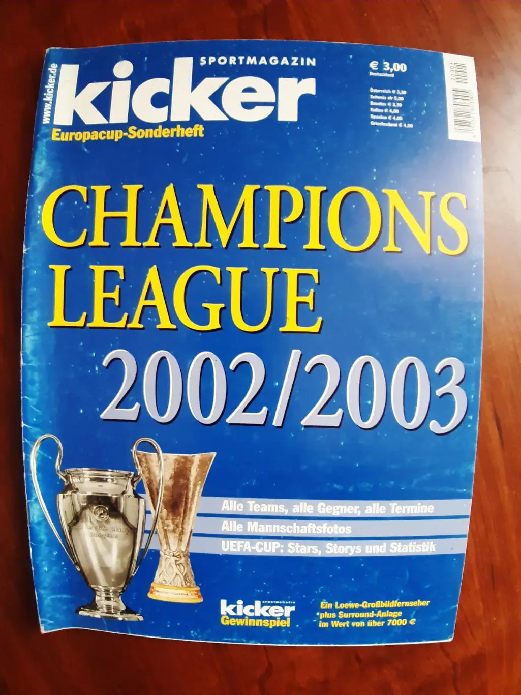 CHAMPIONS LEAGUE 2002/2003