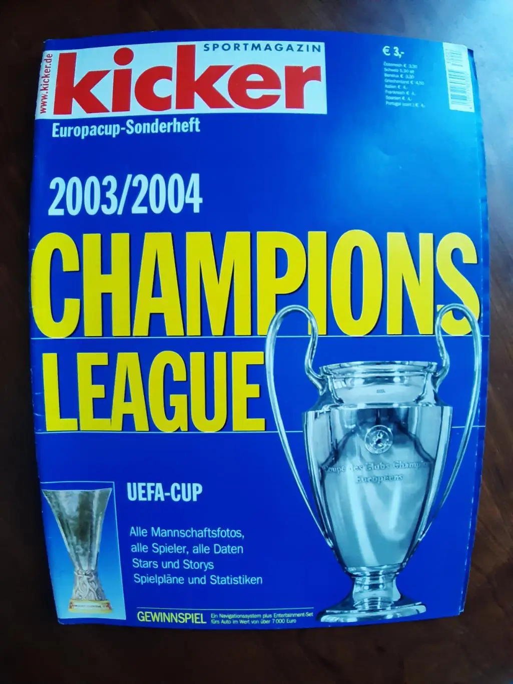 CHAMPIONS LEAGUE 2003/2004