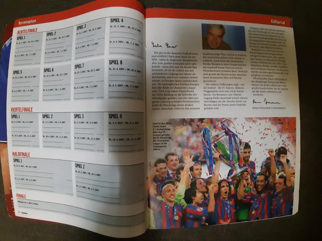 CHAMPIONS LEAGUE 06/07 2