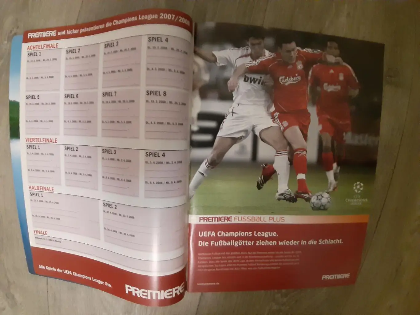 CHAMPIONS LEAGUE 07/08. UEFA CUP 7