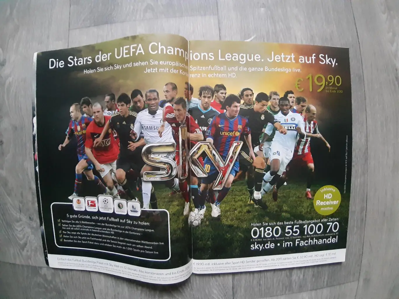 CHAMPIONS LEAGUE 10/11 1
