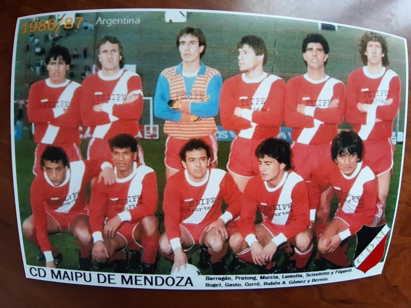 CD MAIPU DE MENDOZA 1986/87 (ARGENTINA)