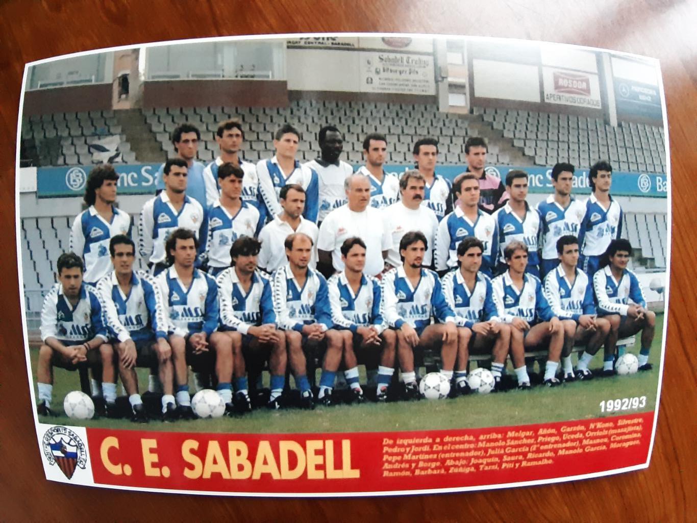 C.E. SABADELL 1992/93 (SPAIN)