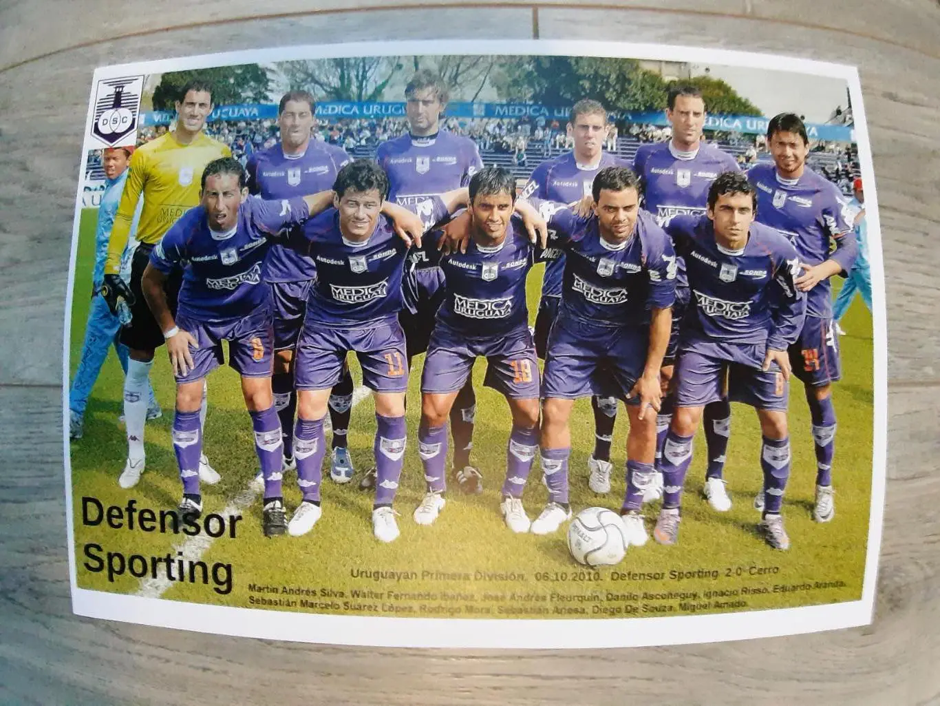 Defensor Sporting.2010( Uruguay)