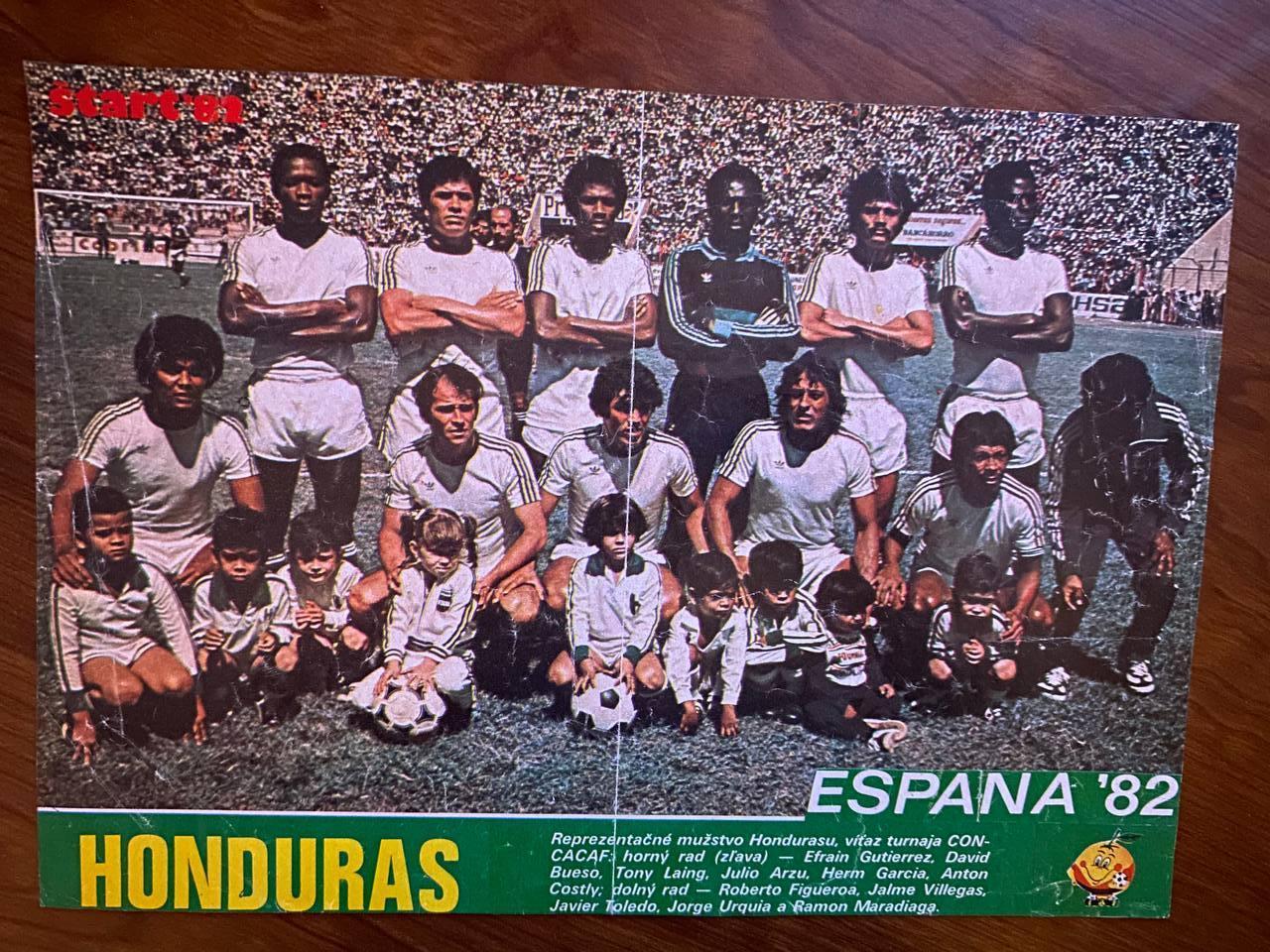 HOHDURAS . 1982