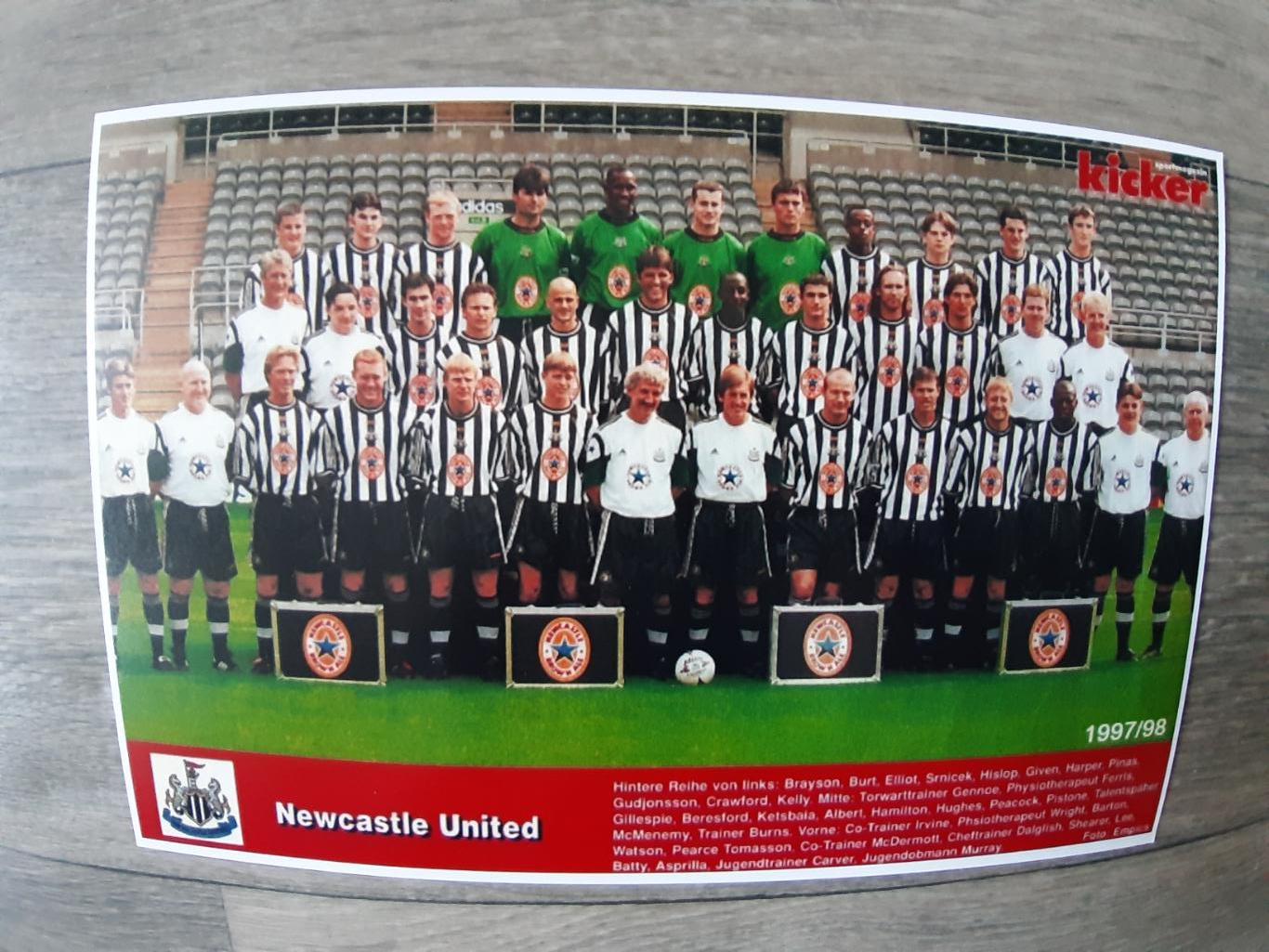 NEWCASTLE UNITED.1997/98