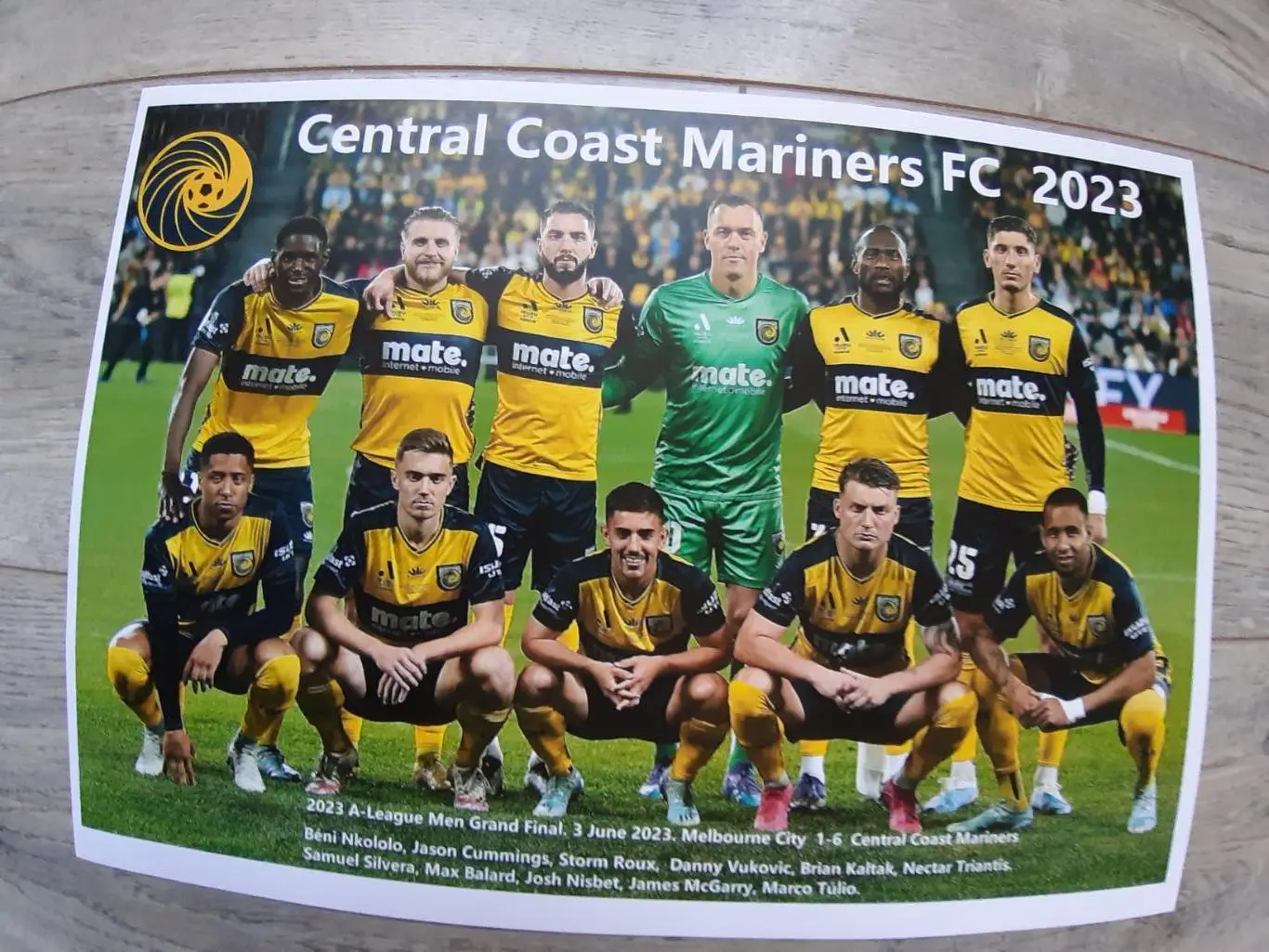 Central Coast Mariners. 2023