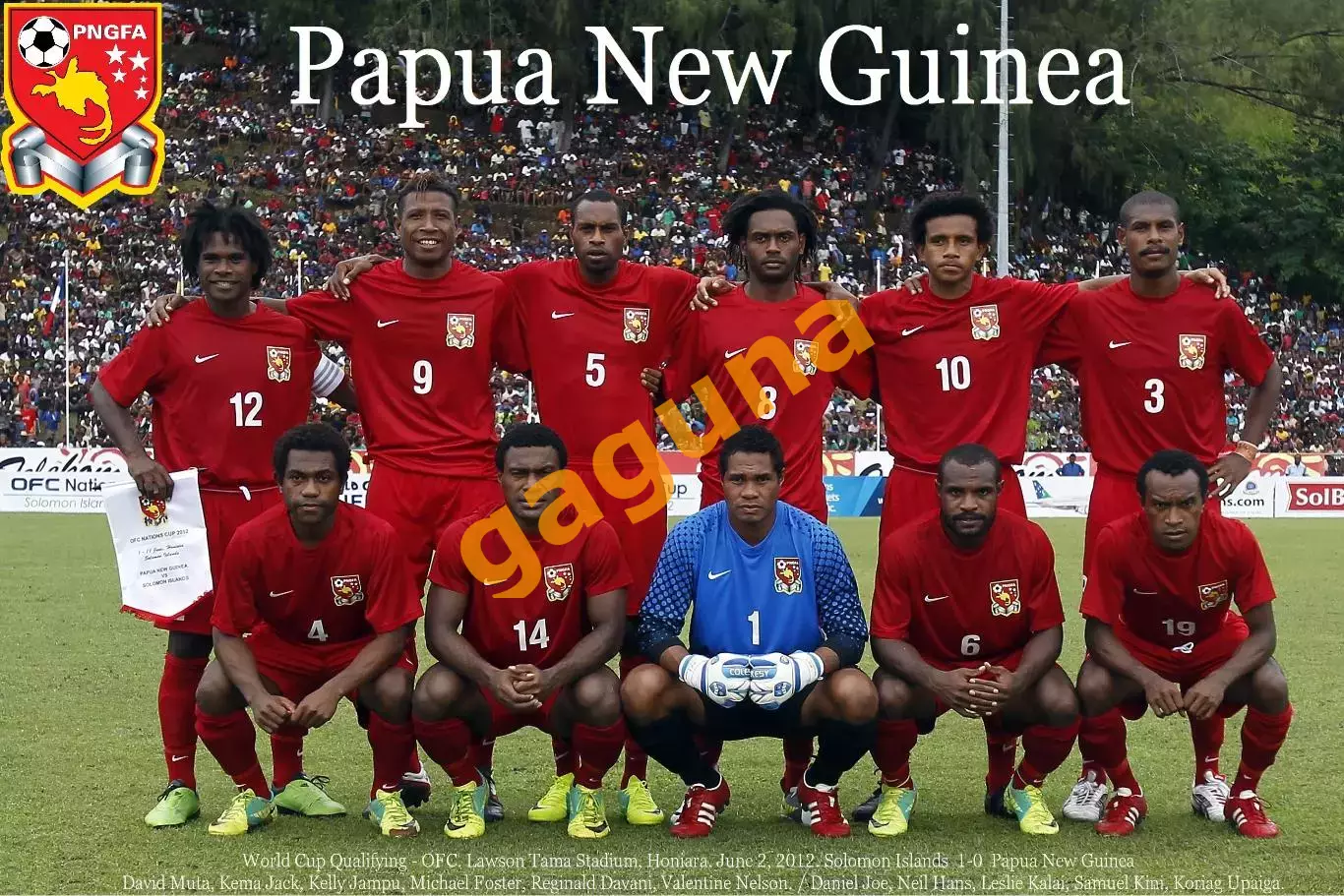 PAPUA NEW GUINEA. 2012