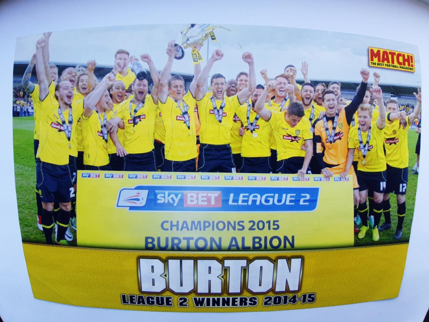 Burton, MK Dons.2014/15