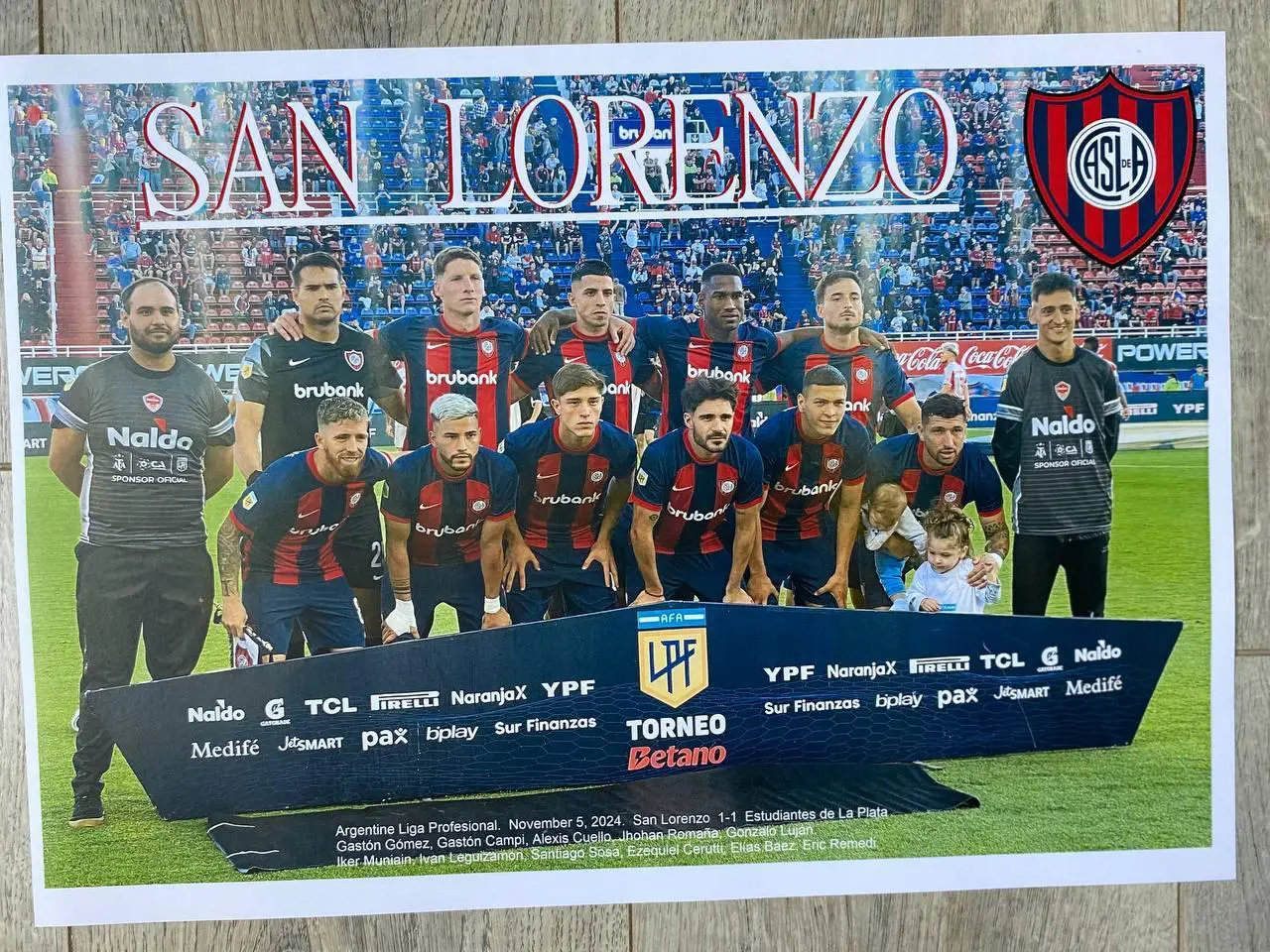 SAN LORENZO.2024. (Argentina)