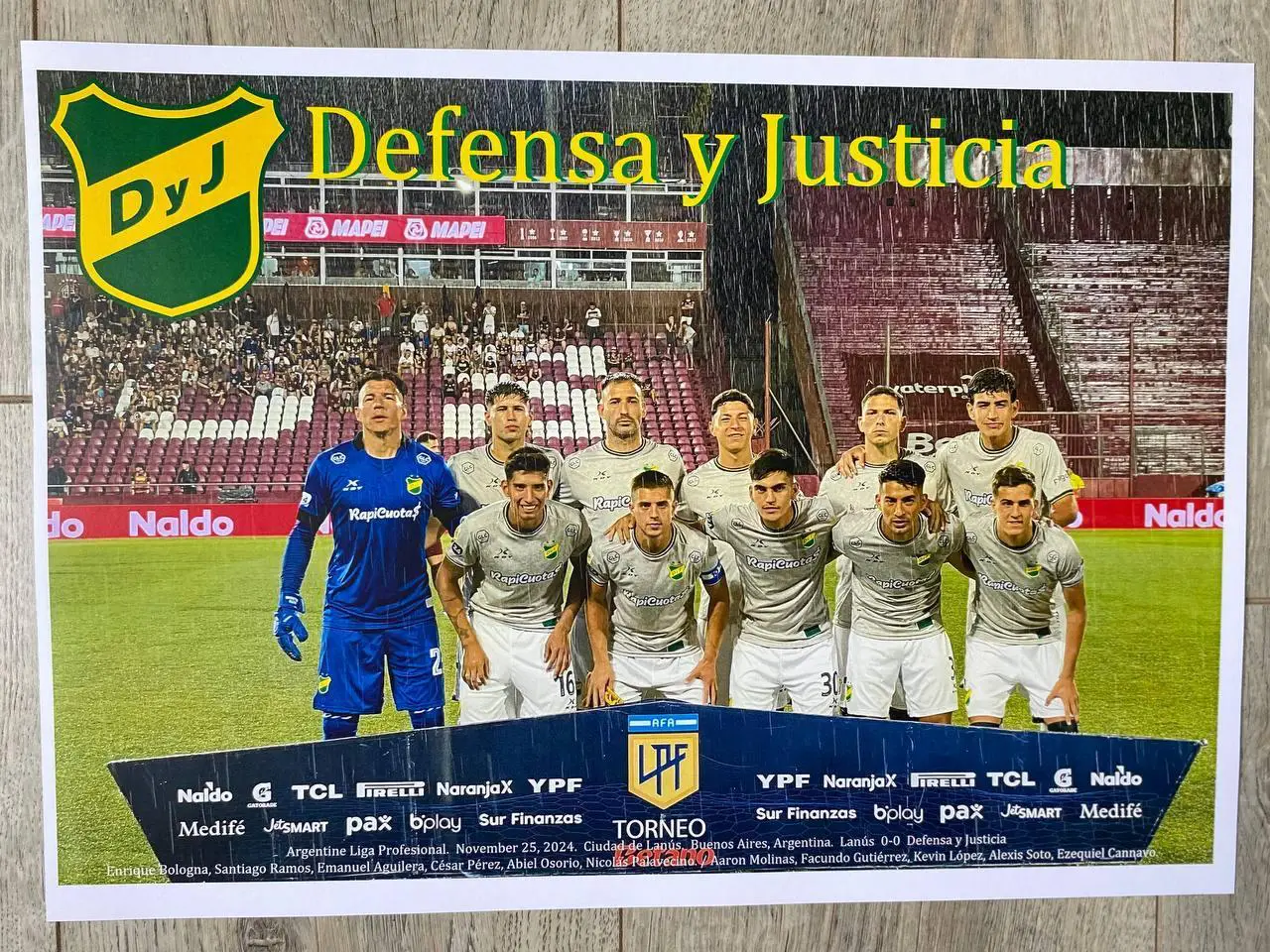 DEFENSA Y JUSTICIA.2024. (Argentina)